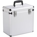 Tui pour disques vinyles de 33 tours mallette de rangement pour collection de dj valise vinyles avec ...