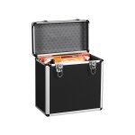 Tui de rangement pour disques vinyles de 33 tours mallette de rangement pour collection de dj valise ...