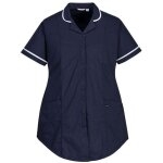 Tunique de service maternit� extensible fermeture �clair femme portwest bleu marine 3xl