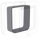 Trixie - tunnel rallonge de chatiere gris 19 x 21 cm pour chatire 44242 pour chat.