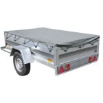 Turbocar - bache de protection remorque 200x120cm taille xl - pvc