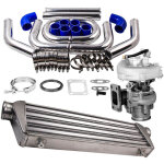 Turbocompresseur tube tuyau tuyauterie turbo + intercooler 27''x7''x2. 5 universal