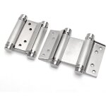 Tuserxln - 2 pcs charni�re paumelle portes va - et - vient ressort double action acier inoxydable saloon ...