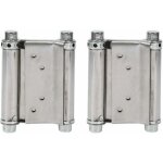 Tuserxln - 2pcs charni�res � ressort double action en acier inox charni�res de porte de saloon gond porte ...