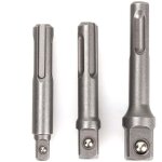 Tuserxln - jeu d'adaptateurs pour douilles 3 pi�ces - hexagonal sur carr� pour perceuses, douilles, visseuses ...