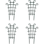 Tuteur et treillis pour plantes grimpantes, lot de 4 supports empilables, r�sistants � l'usure et r�utilisable ...