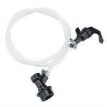 Tuyau � bi�re de 100 cm avec robinet de pique - nique et boule de f�t de bi�re