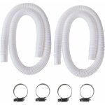 Tuyau de piscine, 2pcs 32mm tuyau pour piscine hors sol, 150cm / 59in tuyau pour pompe de piscine pour ...