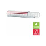Tuyau en pvc renforc� norme as 2070 transparent rayure longitudinale rouge sans phtalates pour eau air ...