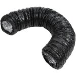 Tuyau de ventilation flexible 1m, silencieux et isolant, pour raccordement de hotte et conduit d'extraction ...