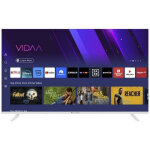 Tv led qled continental edison celed43svqlb26b7 43  4k uhd blanc