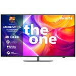 Tv qled philips the one 65pus9050 164 cm 4k uhd ambilight 2025 gris m�tal