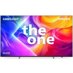 Tv qled philips the one 75pus9000 189 cm 4k uhd ambilight 2025 gris m�tal