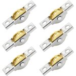 U poulies avec roulements � billes - acier pour c�bles vertical inox poulie silencieuse amovible, 22mm ...