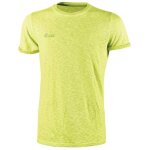 U - power t - shirt fluo giallo tg. l