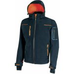 U - power - veste de travail softshell bleu marine / orange space - fu187db taille s
