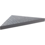U - tile - etagre d'angle en rsine imitation pierre naturelle - 24 x 24 cm x 2, 4 cm d'paisseur - ...
