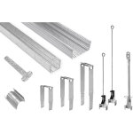 Ud 28 / cd 60 construction s�che profil�s & accessoires: 12. 5cm suspension directe, 10 pi�ces (accessoires) ...