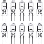Ugreat ? ampoule halog�ne g4 12v 10w ? lumi�re blanche chaude 2800k ? lot de 10 ampoules ? irc > 99, ...