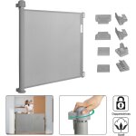 Uisebrt barrire de scurit rtractable 0  180 cm, barrire de scurit escalier pour bbs enfants ...