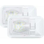 Ulisem - 12 v plafonnier led rv 280 lm, lampe de toit �clairage int�rieur pour remorque, camping - car ...