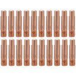 Ulisem 20 pi�ces pointe de contact en cuivre, buse de tube de contact pour torche de soudage mig / mag ...