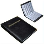 Ulisem 480 pochettes album de collection pieces de monnaie, album de pi�ces en cuir, classeur monnaie ...