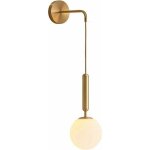 Ulisem applique moderne � boule de verre e27, applique murale d'�clairage int�rieur minimaliste nordique, ...