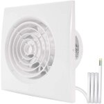 Ulisem extracteur de salle de bain 100 mm - ventilateur de plafond et de conduit mural