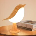 Ulisem lampe de chevet tactile, lampe de table rechargeable avec 3 modes dimmable, 3000k - 6000k, 1800mah, ...