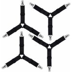 Ulisem - triangle tendeur drap housse r�glable, fixation sangle de maintien pour literie, drap lit, housse ...