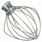 Ulisemfouet en fil d'acier inoxydable compatible avec kitchenaid k45ww wp9704329 ksm150 ksm160 k45 ksm90 ...