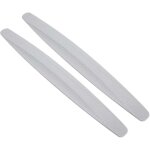 Ulisemlot de 2 films de protection pour pare - chocs de voiture, bandes d'angle autocollantes en fibre ...