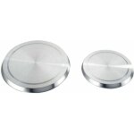 Ulisemprotection cuisini�re �lectrique, couvre plaque en acier, lot de 4, acier inox, �16 et 20 cm, mat ...