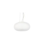 Ideal lux - ulisse - grand luminaire suspendu � 3 ampoules globe blanc, e27