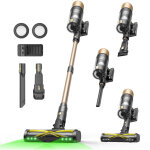 Ultenic - aspirateur balai sans fil uu15, autonimie de 60min, auto - portant, greeneye? technologie, ...