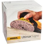 Ultimax ligno � 150 mm disque abrasif auto - agrippant multifit - g. 240 - boite de 100 mirka ul6m109925 ...