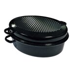 Unbekannt - daubière en acier émaillé 38cm noir - kochstar - k32711038 Unbekannt - daubière en acier émaillé 38cm noir - kochstar - k32711038