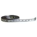 Unelvent - bande perforée en acier 25 mètres, 25 x 8 mm trous 8 mm (865298) Unelvent - bande perforée en acier 25 mètres, 25 x 8 mm trous 8 mm (865298)