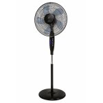 Ventilateur sur pied unelvent artic 405cn 50w 6 vitesses d40cm t�l�commande noir