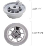 Union - roulettes de panier inf�rieur pour lave - vaisselle bosch , siemens , neff , ap2802428 , ps3439123 ...
