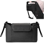 Universel sac poussette organisateur, organisateur de poussette pour landau, sac de rangement pour poussette, ...