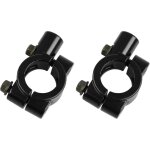 Support universel de r�troviseur pour guidon, filetage m8 en aluminium 2 x 7 / 8  (22 mm), compatible ...