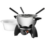 48615 appareil  fondue 500 w avec rglage manuel de la temprature noir, argent - unold