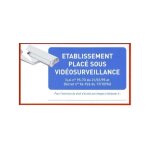 Etiquette videoprotection urmet 22110201