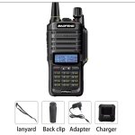 Uv - 9r plus 8 - watt ip67 dual band rechargeable two - way radio (144mhz - 146mhz vhf & 430mhz - 440mhz ...