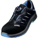 Uvex - 6938 6938247 chaussures basses de s�curit� s1p pointure (eu): 47 noir / bleu 1 paire(s)