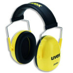 Uvex - casque anti - bruit enfant k junior - jaune - taille unique