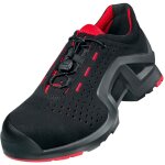 Uvex - chaussure de s�curit� 1 s1p src esd 85192 - noir / rouge - 44 (eu) - noir / rouge