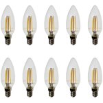 V - tac - lot de 10 ampoules led 4w en verre clair avec douille e14 2700k V - tac - lot de 10 ampoules led 4w en verre clair avec douille e14 2700k